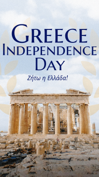 Contemporary Greece Independence Day Instagram reel Image Preview