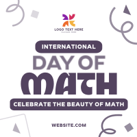 Quirky Math Day Greeting Instagram Post Preview