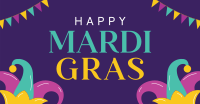 Mardi Gras Celebration Facebook ad Image Preview