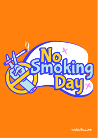 Quit Smoking Today Flyer Design