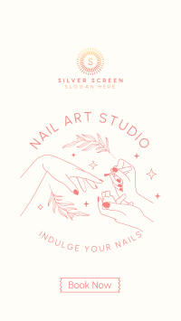 Nail Art Studio Instagram story Image Preview