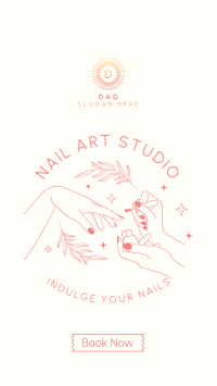 Nail Art Studio Instagram story Image Preview