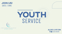 Youth Service Facebook event cover Image Preview