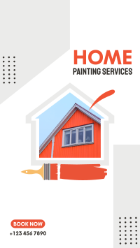 Home Painting Services Instagram story Image Preview