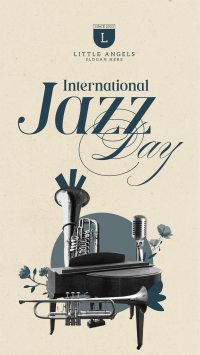 Modern International Jazz Day Facebook story Image Preview