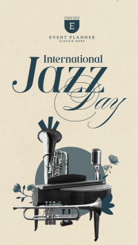 Modern International Jazz Day Facebook story Image Preview