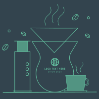 Minimalist Coffee Shop T-shirt Preview