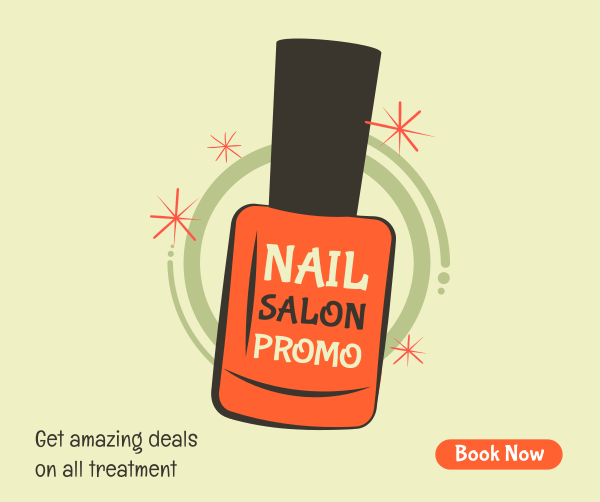 Nail Salon Discount Facebook Post Design Image Preview