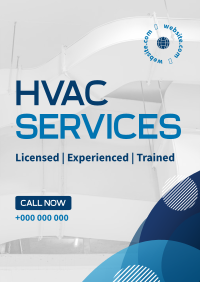 Professional HVAC Specialist Poster Image Preview