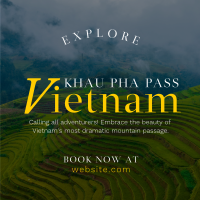 Vietnam Travel Tours Linkedin Post Design