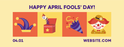 Tiled April Fools Facebook cover Image Preview