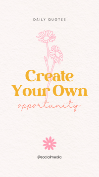 Create Your Own Opportunity Facebook story Image Preview
