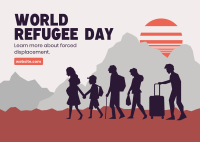 Refugee Day Awareness Postcard Image Preview
