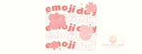 Emojis & Flowers Facebook Cover Design