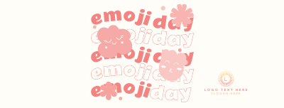Emojis & Flowers Facebook cover Image Preview