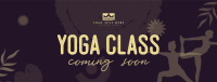 Yoga Class Coming Soon Facebook Cover Design