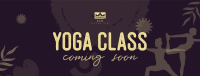 Yoga Class Coming Soon Facebook cover Image Preview