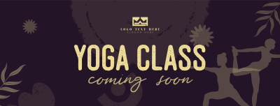 Yoga Class Coming Soon Facebook cover Image Preview