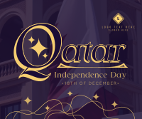 Qatar National Day Facebook Post Design
