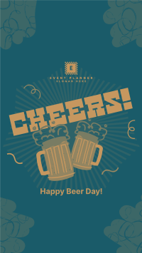 Cheery Beer Day Instagram Story Design