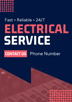 Handyman Electrical Service Flyer Image Preview