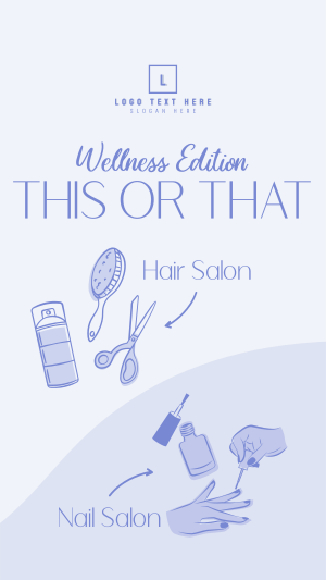 This or That Wellness Salon Instagram story Image Preview