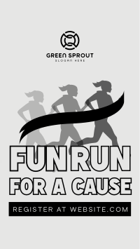 Fun Run Event TikTok Video Image Preview