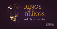 Rings and Bling Facebook ad Image Preview