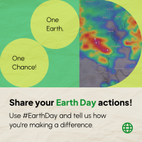 Earth Day Action Instagram Post Design