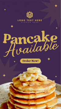 Pancakes Now Available YouTube Short Design