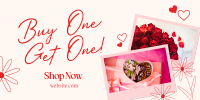 Valentine Season Sale Twitter Post Design