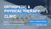Orthopedic and Physical Therapy Clinic Facebook Event Cover Design