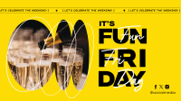 Fun Friday Party Celebrate Facebook event cover Image Preview