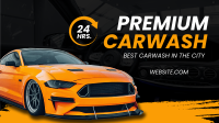 Premium Carwash Facebook event cover Image Preview