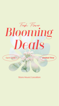 Fresh Flower Deals Facebook Story Design