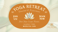Yoga Retreat Day Facebook event cover Image Preview