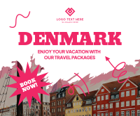 Copenhagen Denmark Facebook Post Design