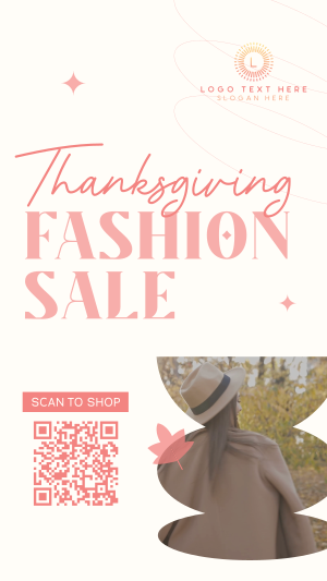 Retail Therapy on Thanksgiving Facebook story Image Preview