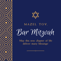 Bar Mitzvah Instagram Post Design
