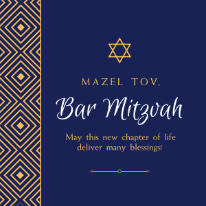 Bar Mitzvah Instagram post Image Preview