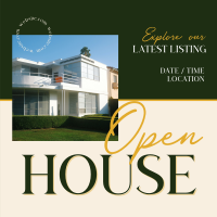 Open House Real Estate Instagram post Image Preview