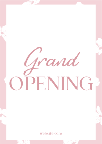 Floral Grand Opening Flyer Image Preview