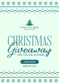 Christmas Giveaway Promo Poster Image Preview