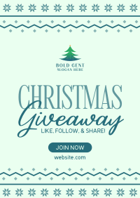 Christmas Giveaway Promo Poster Image Preview