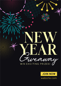 Circle Swirl New Year Giveaway Poster Image Preview