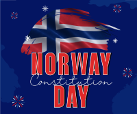 Norway Constitution Day Facebook Post Design