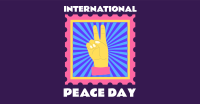 Peace Day Stamp Facebook Ad Design