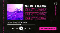 Listen To Our New Track Facebook Event Cover Design
