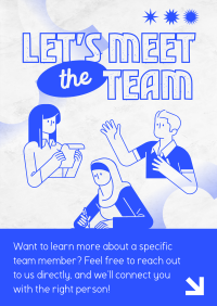 Meet Team Employee Flyer Design