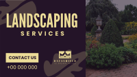 Landscaping Shears Facebook Event Cover Design